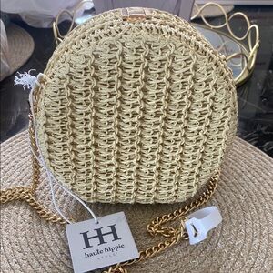 Haute Hippie Natural color Woven Bag